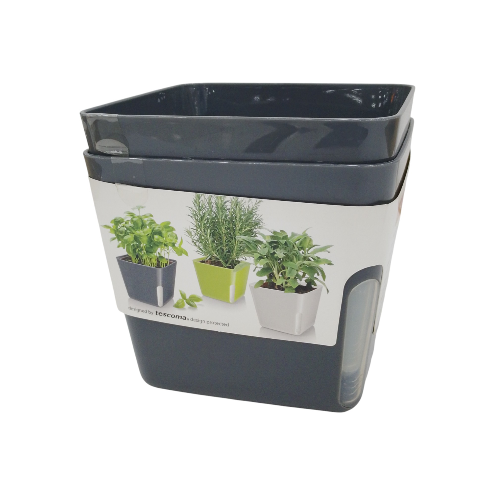 TESCOMA FLOWER POT GREY SENSE.