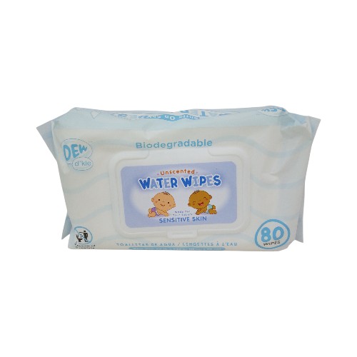 DEW BABY WIPES 80S UNSCENTED