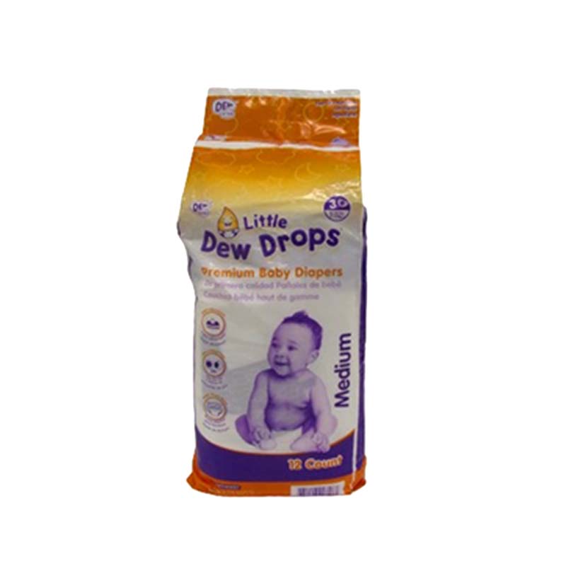DEW DIAPER MEDIUM 7-13KG 12PCS