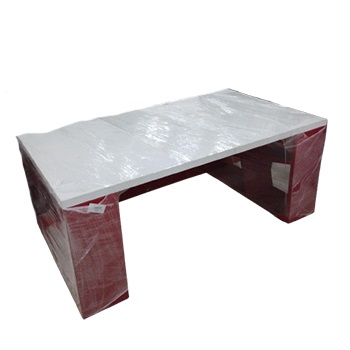 TABLE COFFEE HONEY WHITE BURGUN