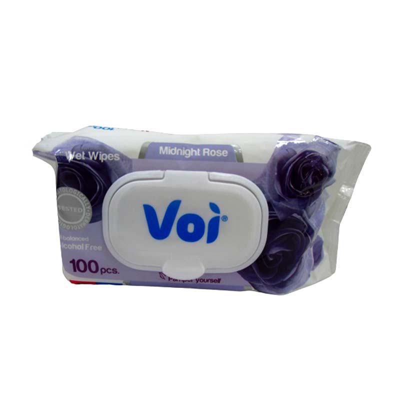 VOI WET WIPES MIDNIGHT ROSE 100