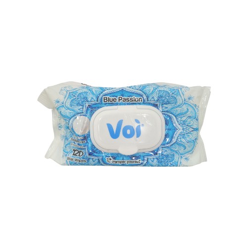 VOI WET WIPES BLUE PASSION 120
