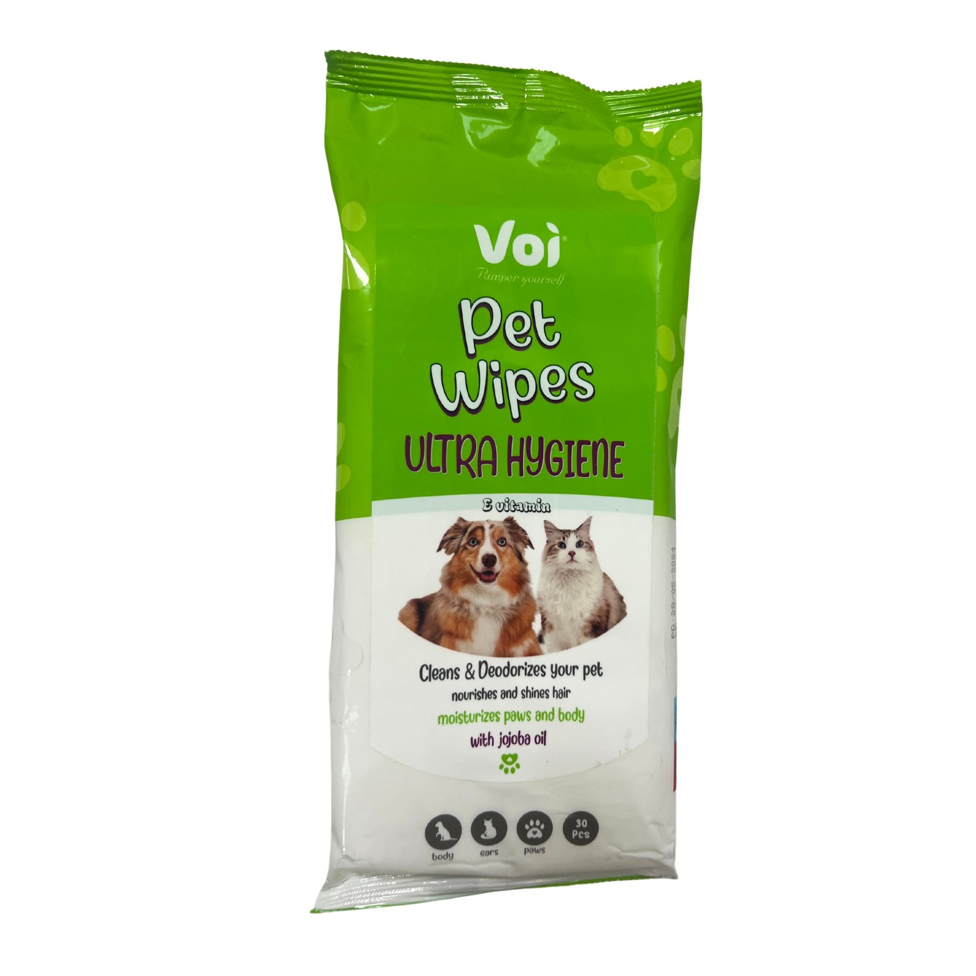 VOI PET WIPES ULTRA HYGINE 24 P