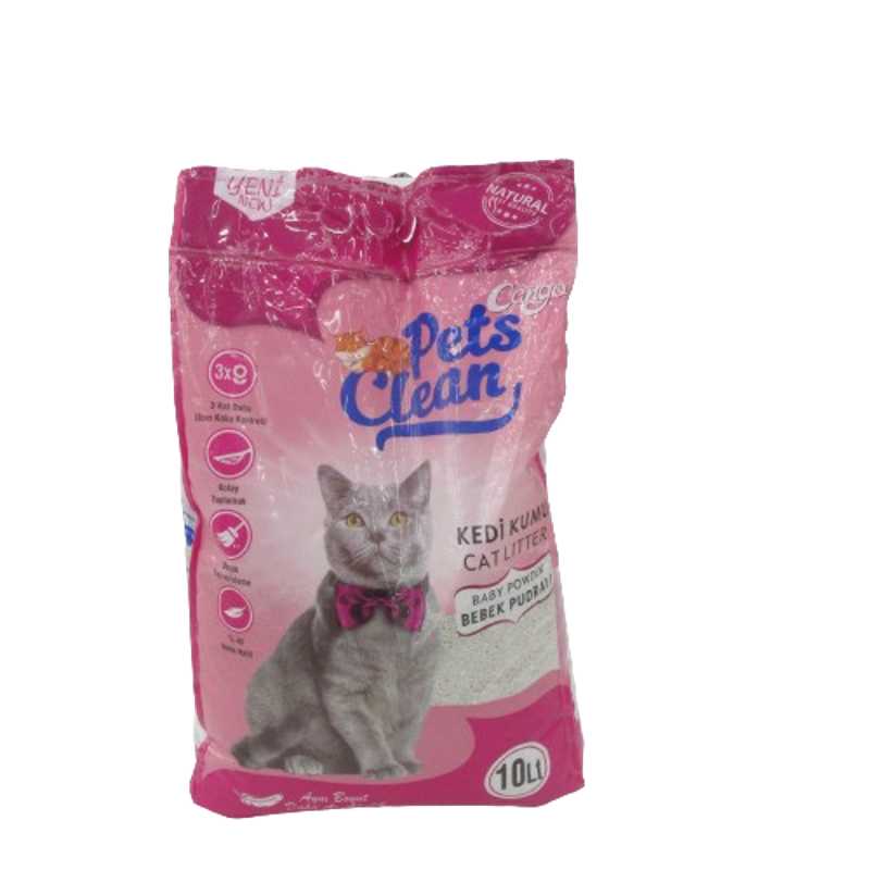 CAT LITTER BABY POWDER 10l PETS