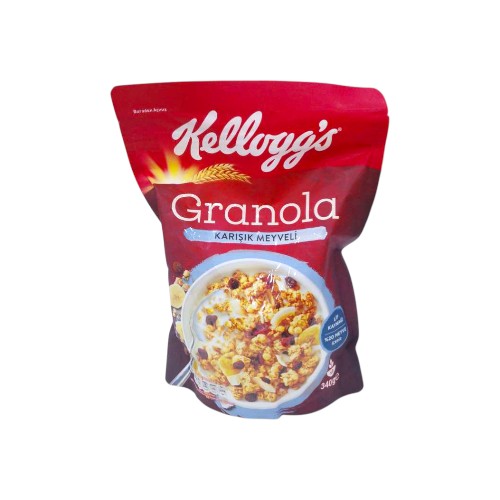KELLOGGS GRANOLA MIXED FRUIT 34