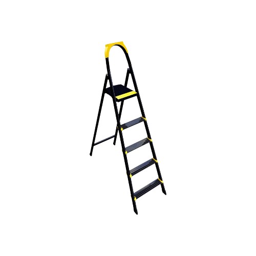 LEO LADDER 4 STEPS BLK-YLW 1100