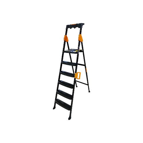 LEPUS LADDER 4+4 STEPS BLK-YLW