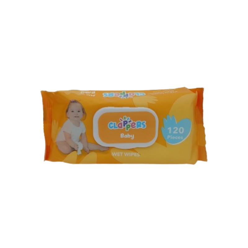 CLAPPERS BABY WET WIPES 120PCS
