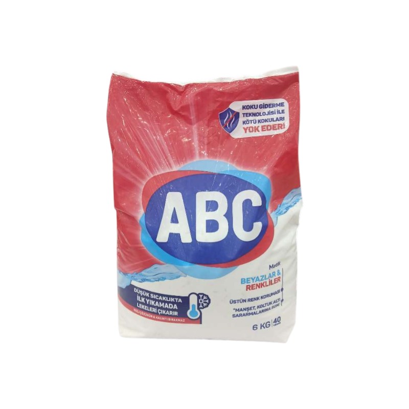 ABC MATIC POWDER 6KG WHITES-COL