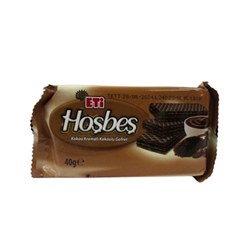 HOSBES WAFER COCOA 40G ETI