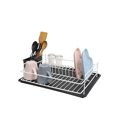 PERILLA DISH DRAINER W CUTLURY