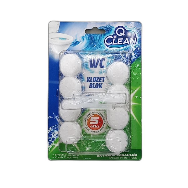 Q CLEAN WC BLOCK OCEAN BREEZE 96G