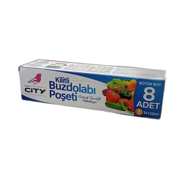 NEW CITY FREEZER BAGS L 31X23CM