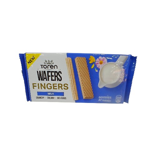 TOREN WAFERS MILK FINGERS 140G