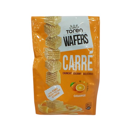 TOREN WAFER CARRE ORANGE 125G