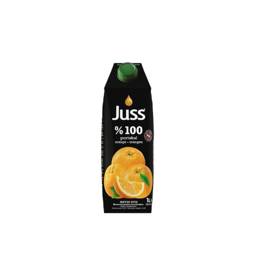 JUSS TETRAPACK 100% ORANGE 1L