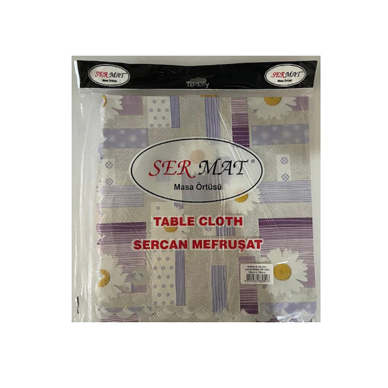 TABLE CLOTH 140X140CM PVC