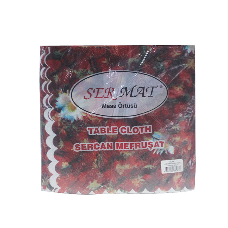 TABLE CLOTH 140X220CM PLASTIC