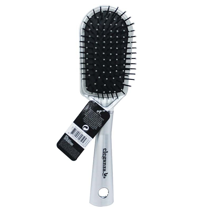 HAIR BRUSH BLACK-SILVER CP82301