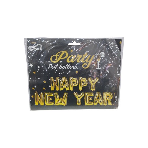 BALLOON FOIL HAPPY NEW YEAR
