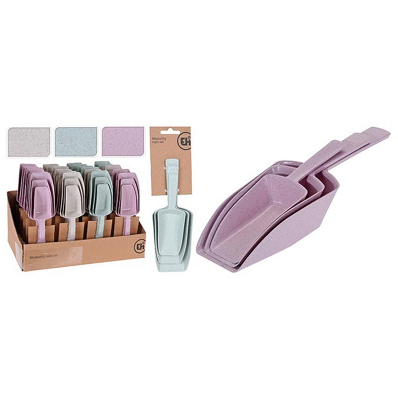 MEASURING SPOON 3PCS 3ASS CLR
