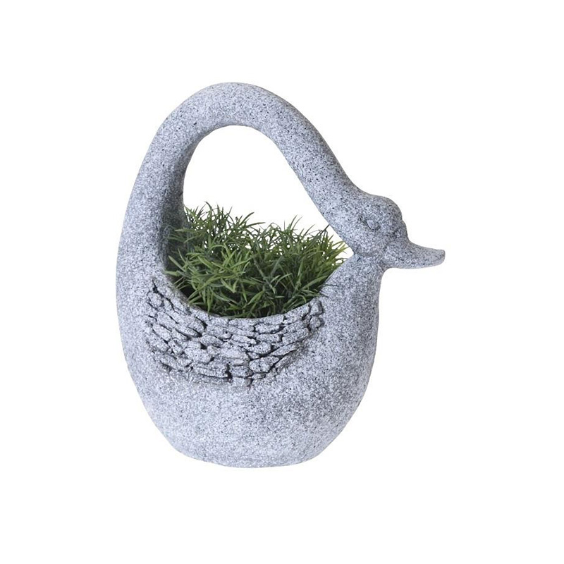 FLOWER POT SWAN MGO