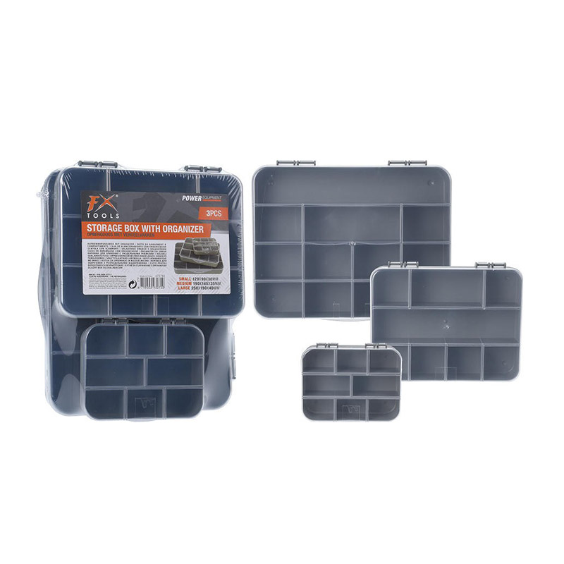 STORAGE BOX 3PCS W ORGANIZER