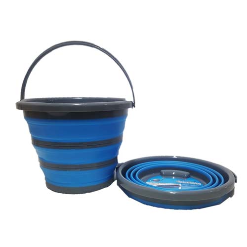 BUCKET 10L FOLDABLE PLASTIC 296