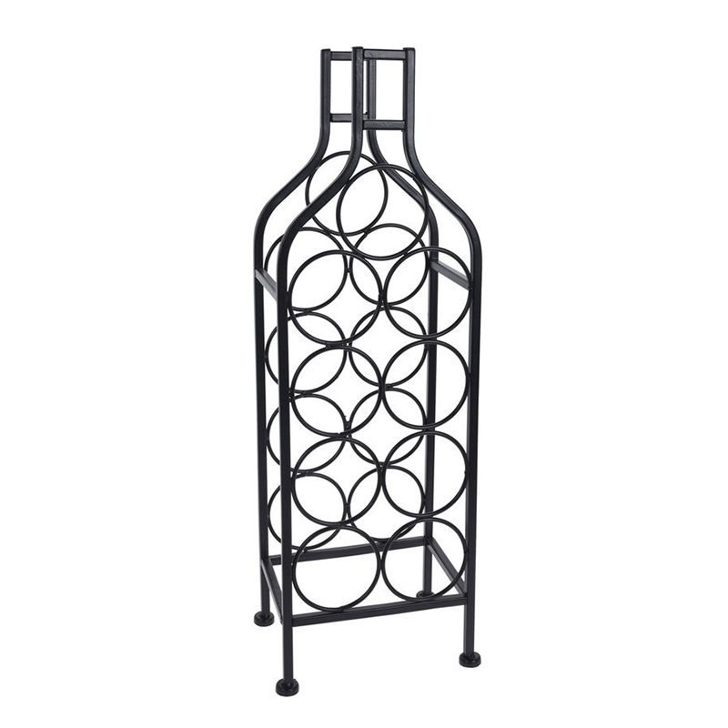 WINE RACK METAL FOR 9 BOTTLES