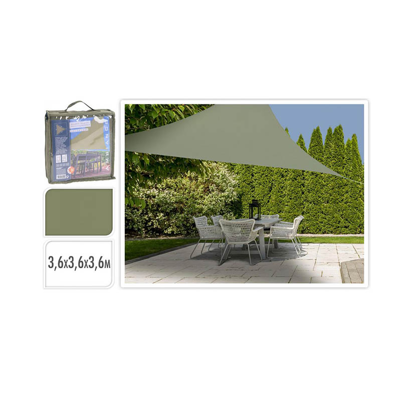 SHADE CLOTH TRIANGLE GREEN CLR