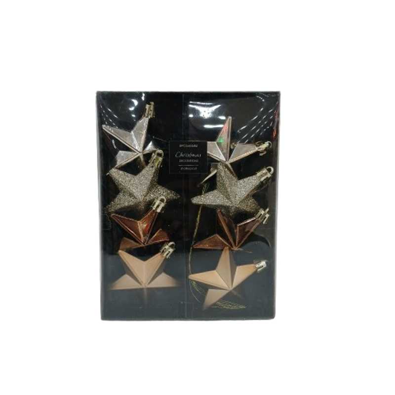 XMAS HANGING DECO 6.5CM STAR