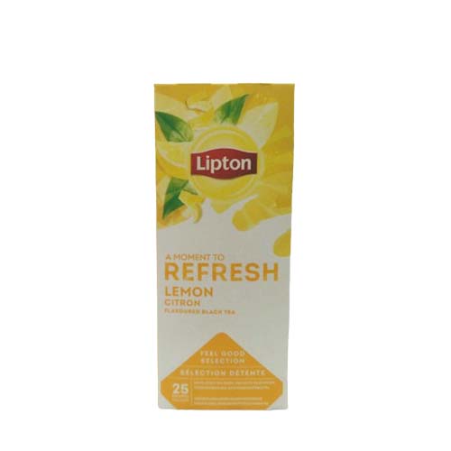 LIPTON BLACK TEA LEMON 25PCS