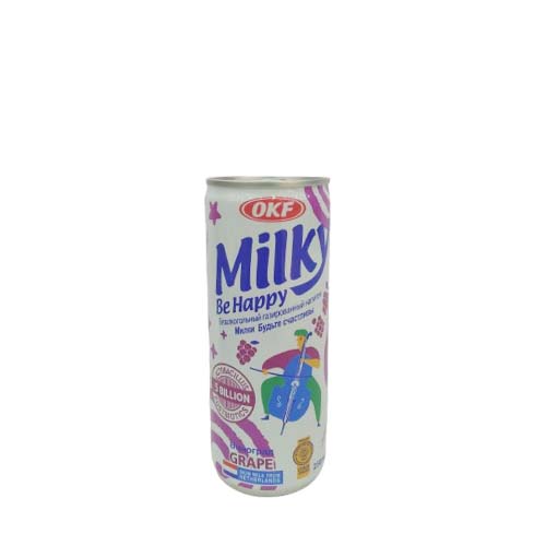 OKF MILKY BE HAPPY GRAPE 250ML
