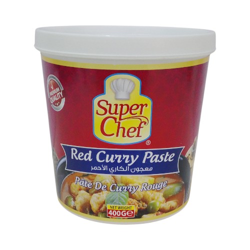 SUPERCHEF RED CURRY PASTE 400GM