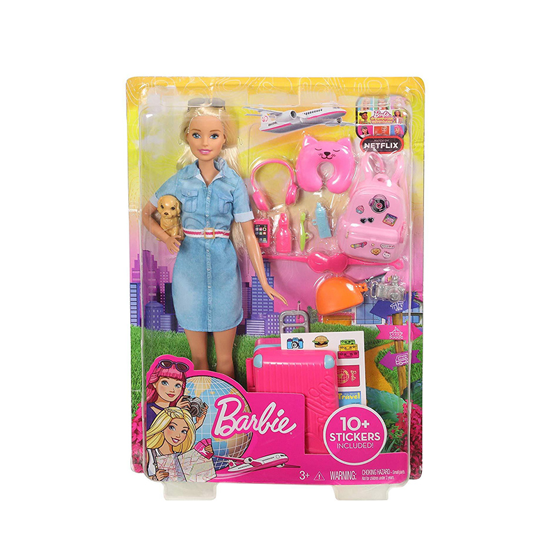 BARBIE TRAVEL DOLL FWV25