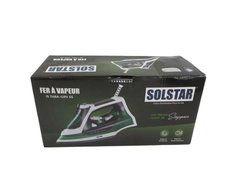 STEAM IRON 2600W GREEN SOLSTAR