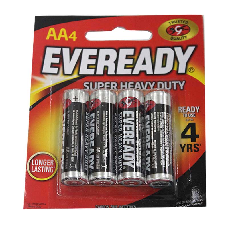 EVEREADY SUPER HD AA BP4 BLAC
