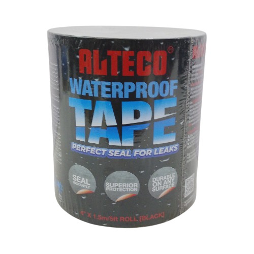 WATERPROOF TAPE 4X1.5M BLACK AL