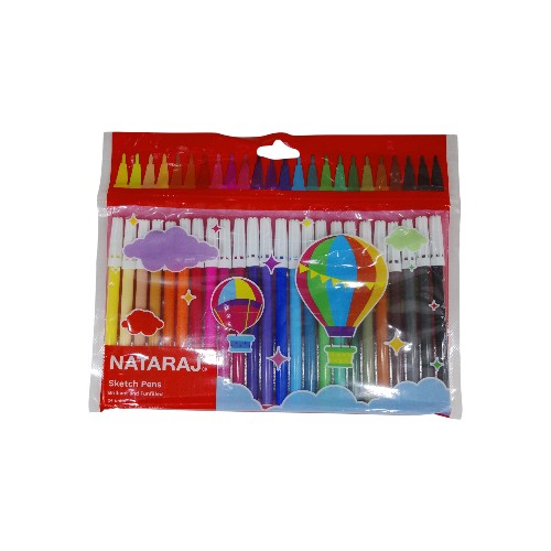 NATARAJ SKETCH PEN ROUND 24 COL