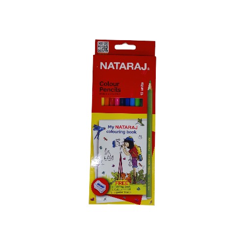 NATARAJ HEX COLOUR PENCILS 12 U