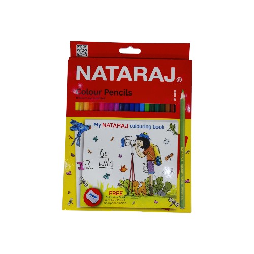 NATARAJ 24CT (HEX) COLOR PECIL