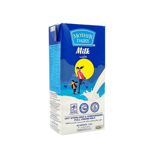 MOTHER DAIRY MILK FULL CREAM 1L