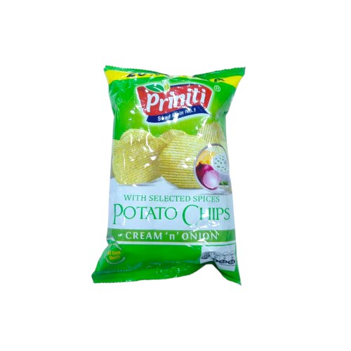 PRINITI CHIPS CREAM N ONION 55G