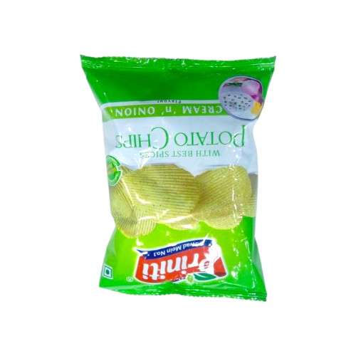 PRINITI CHIPS CREAM N ONION 28G