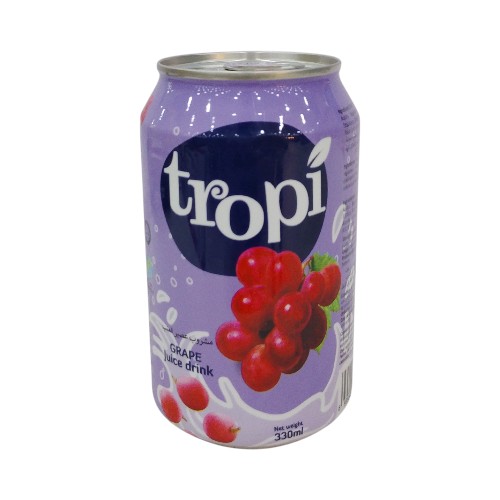 TROPI JUICE DRINK GRAPE 330ML