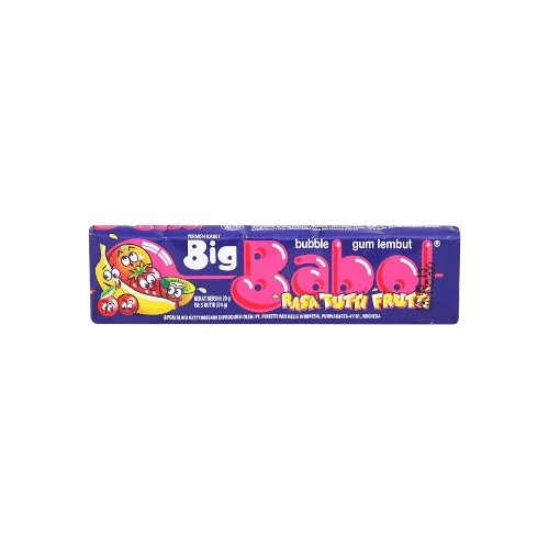 BIG BABOL GUM STAWBERRY 3.2G