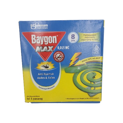 BAYGON MOSQUITO COIL 5 PCS COIL