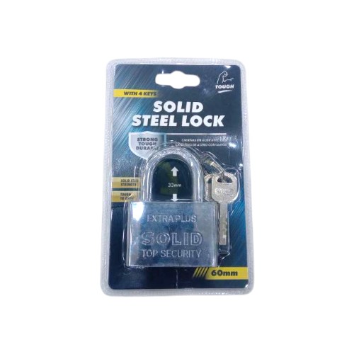 UBL STEEL PADLOCK W KEYS 60MM