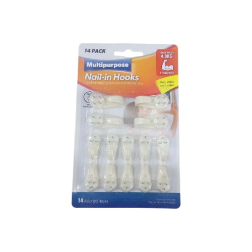 UBL NAIL-IN HOOKS SET