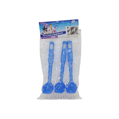 UBL DISH BRUSH 20CM 3 PACK 2 AS